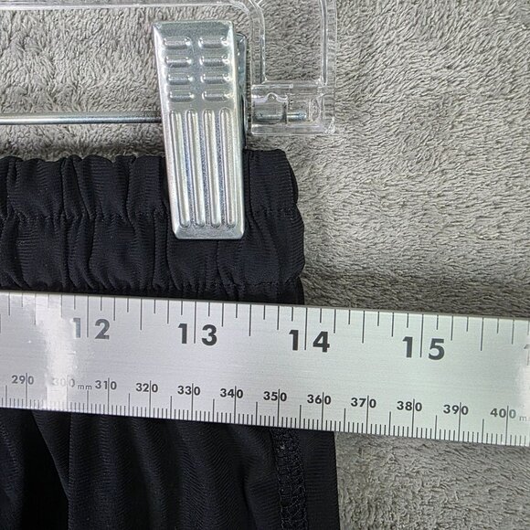 Womens Black LEG3ND Jogger Pants Drawstring Elastic Waistband Zippered Pockets S - Picture 6 of 10